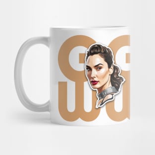 Gal Gadot Comic style anime design by ironpalette Mug